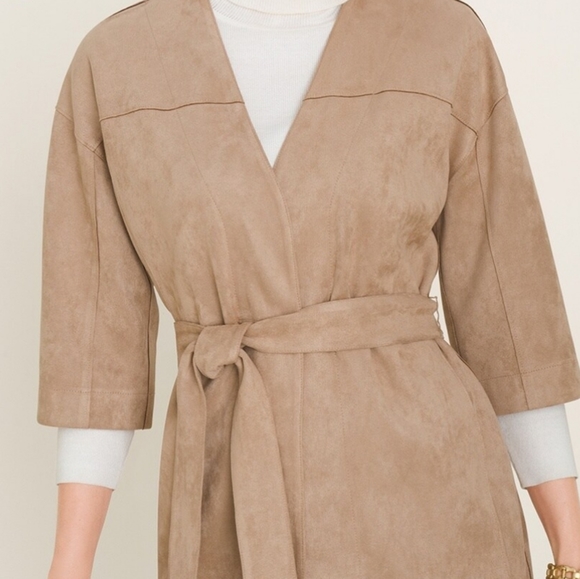 New with tags women's Chico's 1 soft blue suede like - Picture 7 of 8